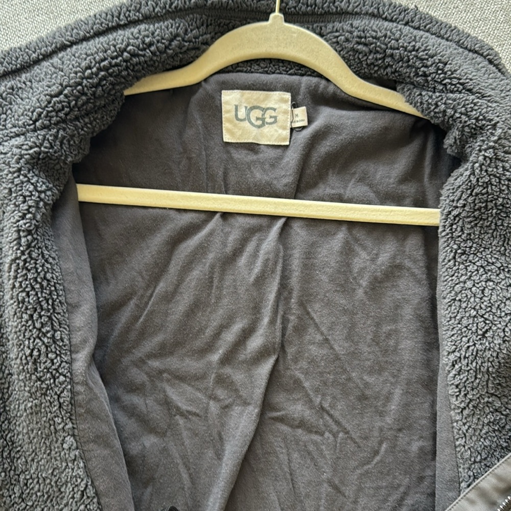 Ugg  Gray sherpa zippered jacket - Picture 5 of 5